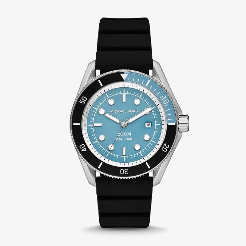 Michael Kors Maritime Tiffany Blue Dial Silicone Men's Watch | MK9167