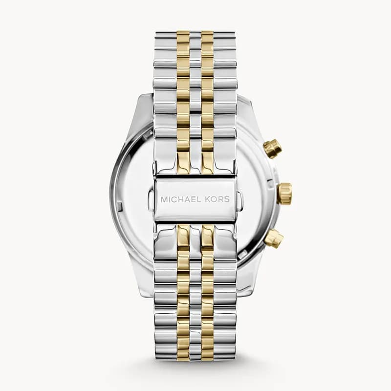 Michael Kors Lexington Chronograph White Dial Men's Watch | MK8344 secondary view