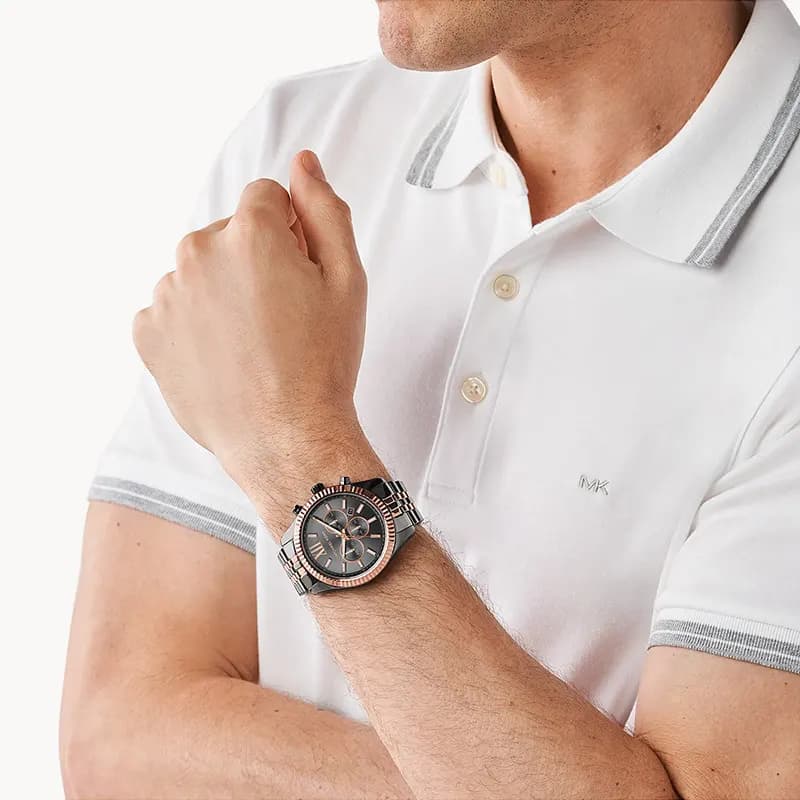 Michael Kors Lexington Chronograph Grey Dial Men's Watch | MK8561 secondary view
