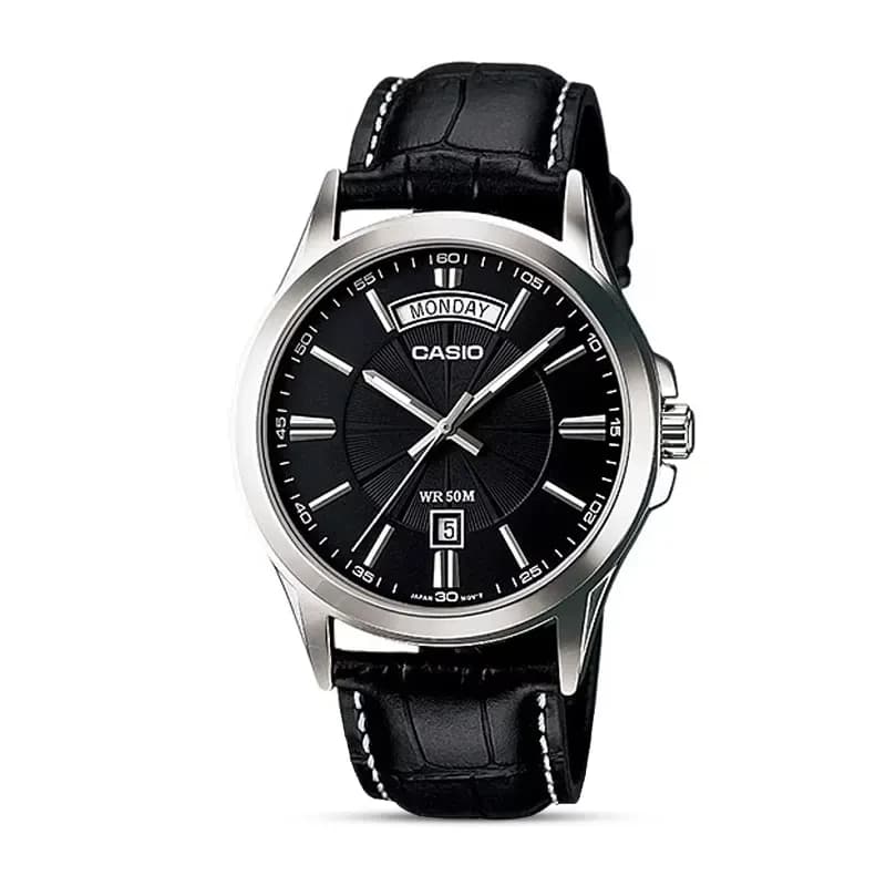 Casio MTP-1381L-1AV Black Dial Men’s Watch
