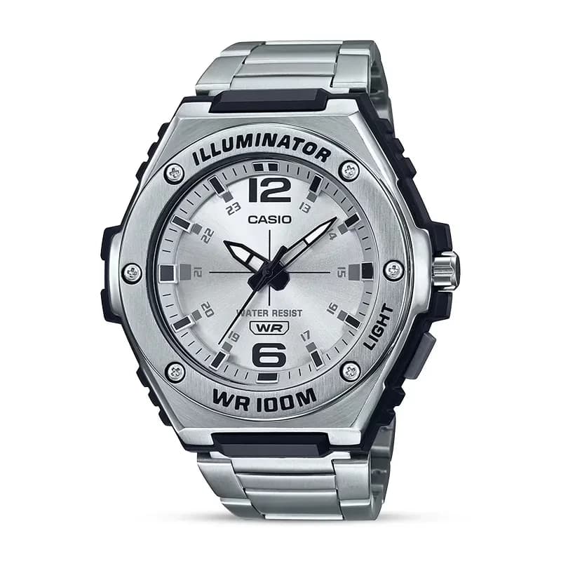 Casio Youth Illuminator MWA-100HD-7AVDF Silver Dial Men's Watch