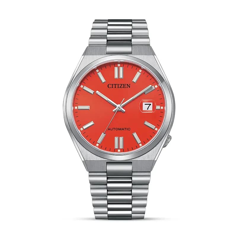 Citizen x Pantone Blazing Red Dial Automatic Men's Watch | NJ0158-89W