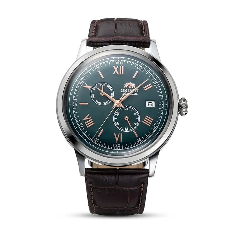 Orient Bambino Version 8 Automatic Green Dial Men's Watch | RN-AK0703E