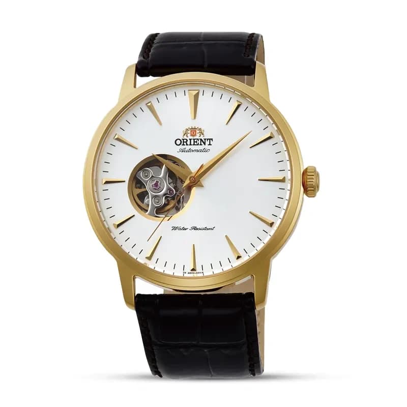 Orient Contemporary Open Heart White Dial Automatic Men's Watch | AG02003W