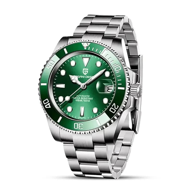 Pagani Design Submariner Hulk Green Dial Automatic Men's Watch | PD-1661