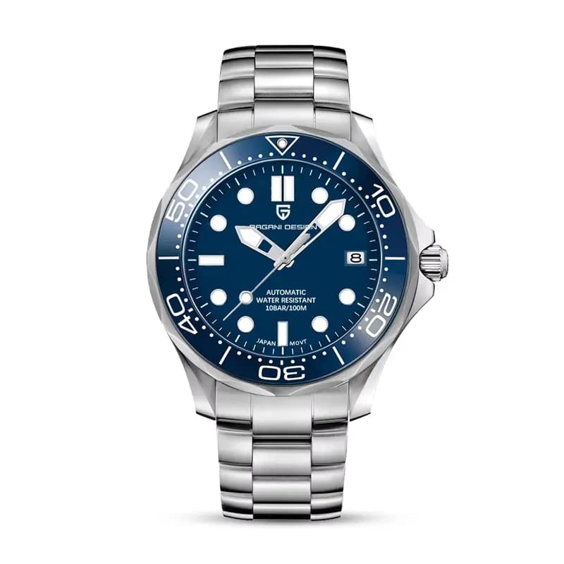 Pagani Design PD-1667 Seamaster Automatic Blue Dial Men's Watch