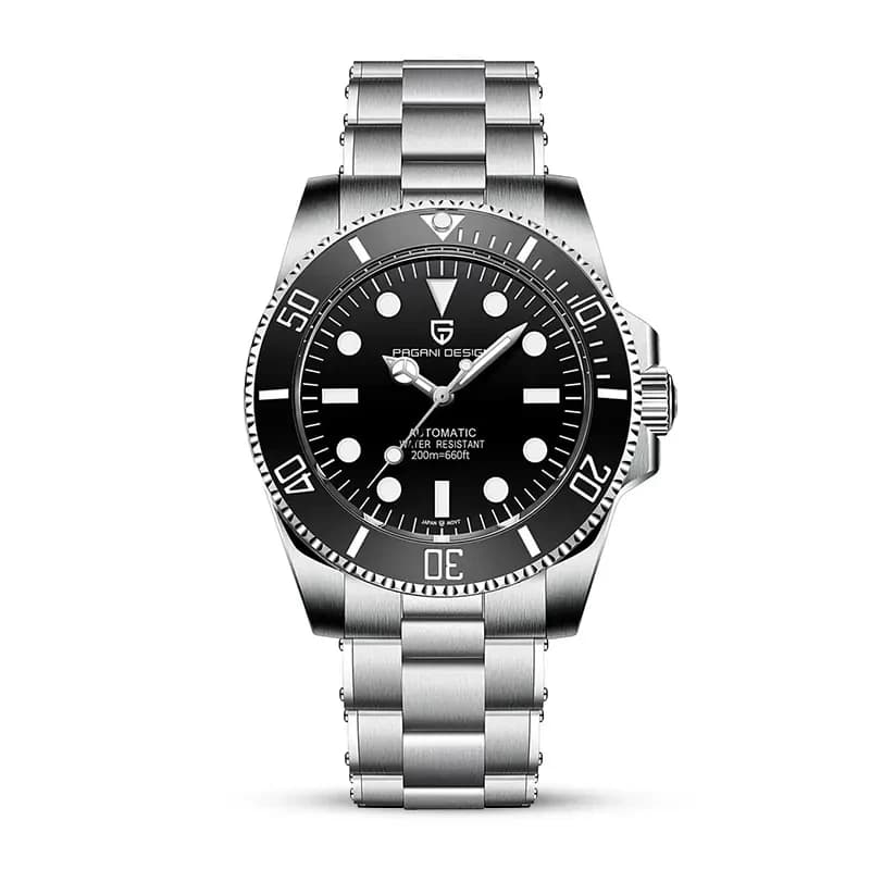Pagani Design PD-1694 Submariner Automatic Black Dial Men's Watch