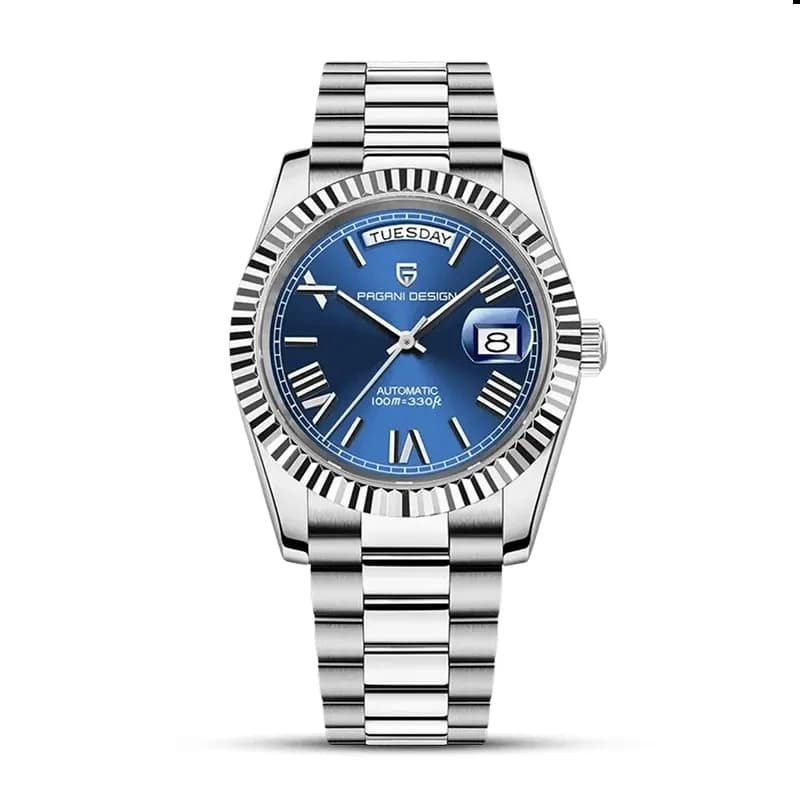Pagani Design PD-1783 Day-Date 40mm Blue Dial Men's Watch