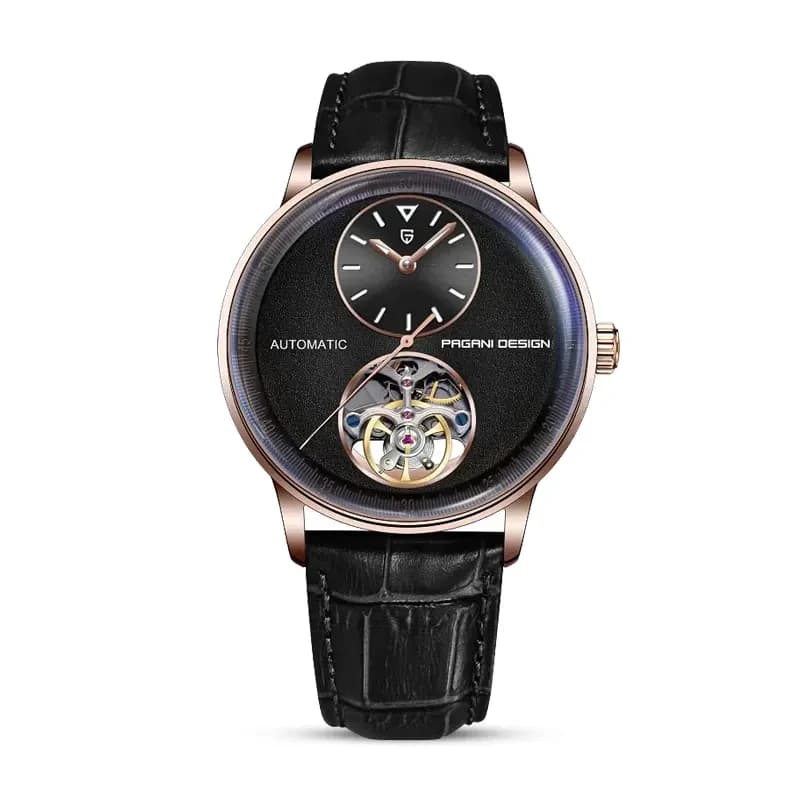 Pagani Design Tourbillon Black Dial Automatic Men's Watch | PD-1796
