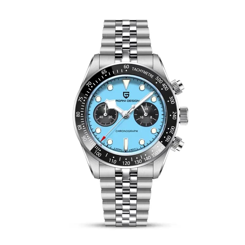 Pagani Design Black Bay Panda Tiffany Dial Men's Watch | PD-1813
