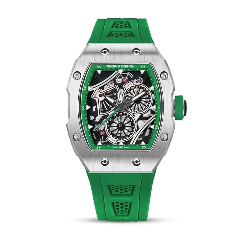 Pagani Design Multifunction Dial Silicone Men's Watch | PD-YS012