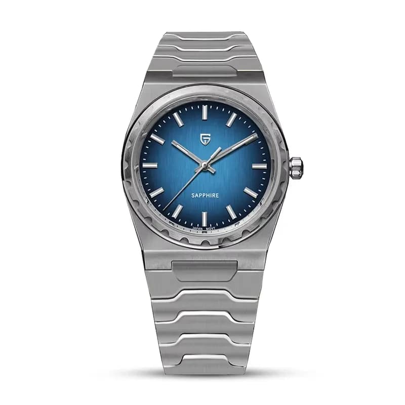 Pagani Design Ultra Slim Blue Dial Men's Watch | PD-YS020