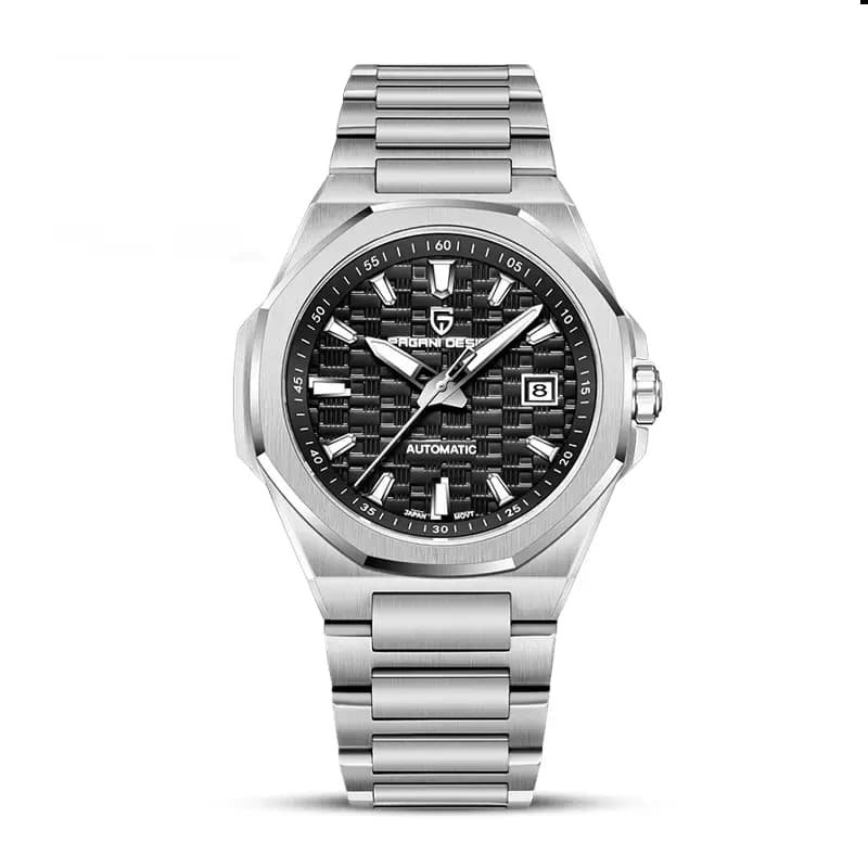 Pagani Design Texture Black Dial Automatic Men's Watch | PD-YS023
