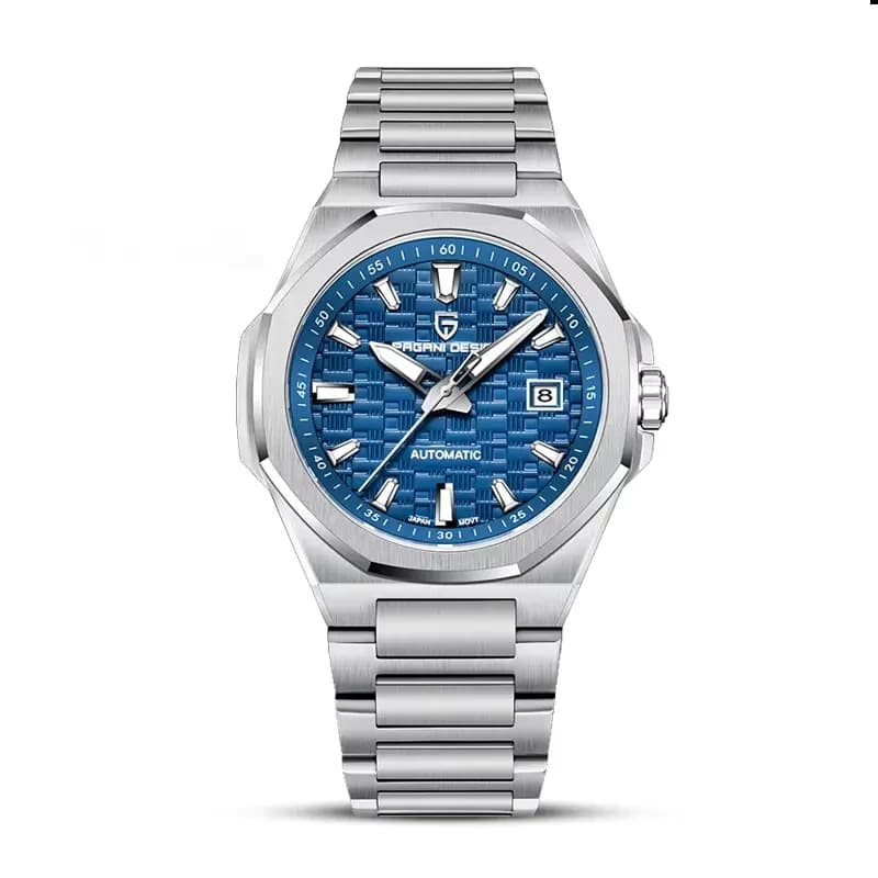 Pagani Design Texture Blue Dial Automatic Men's Watch | PD-YS023