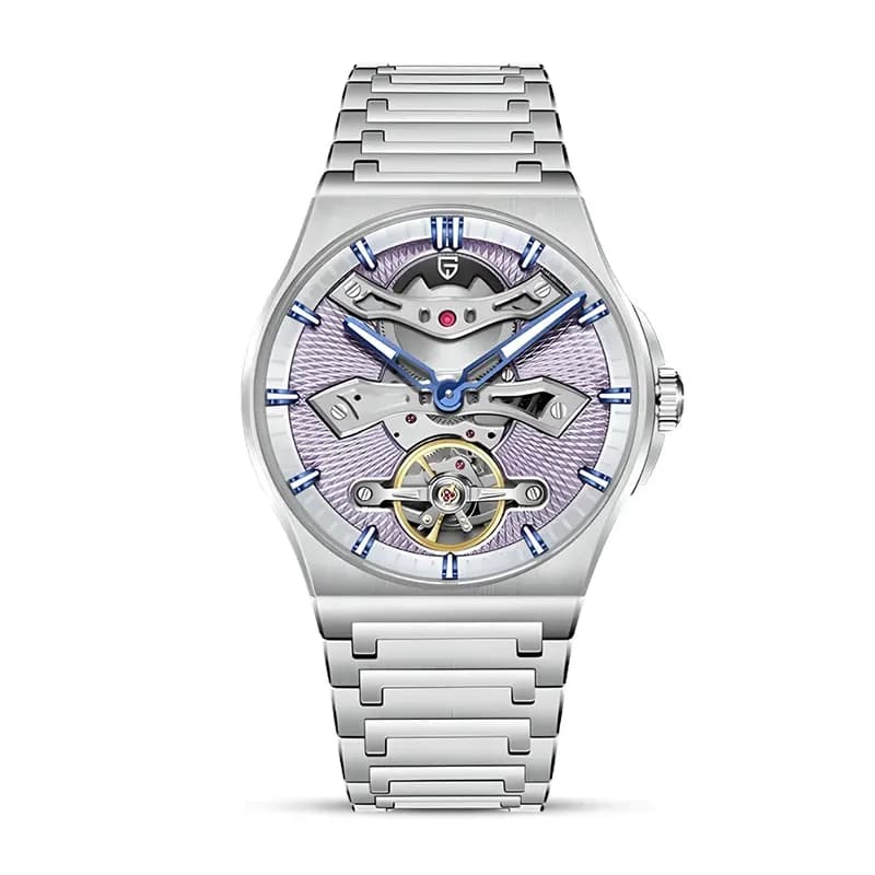 Pagani Design Tourbillon Light Purple Dial Automatic Men's Watch | PD-YS028