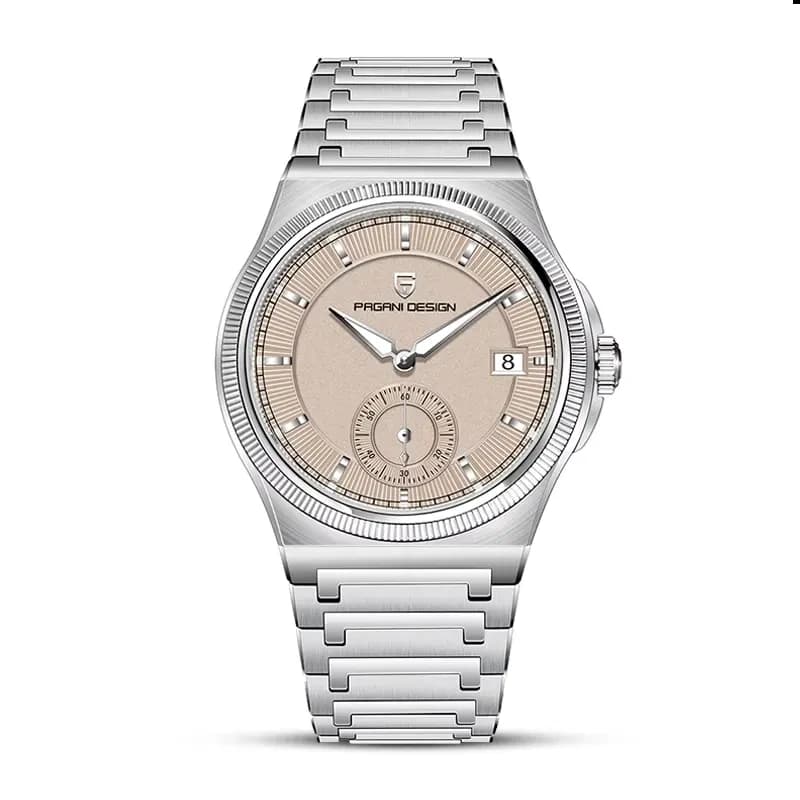 Pagani Design Octagonal Champagne Textured Dial Automatic Men's Watch | PD-YS029