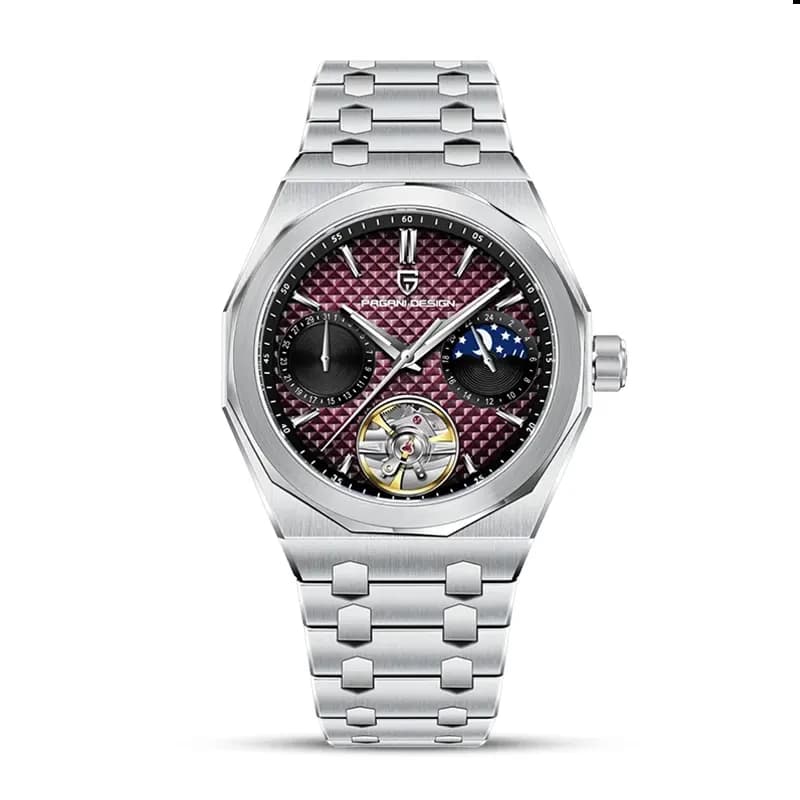 Pagani Design Royal Oak Open Heart Purple Dial Automatic Men's Watch | PD-YS036