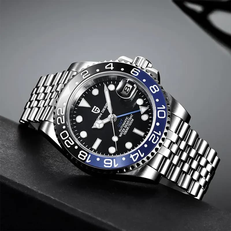 Pagani Design PD-1662 GMT-Master Batman Automatic Men's Watch secondary view