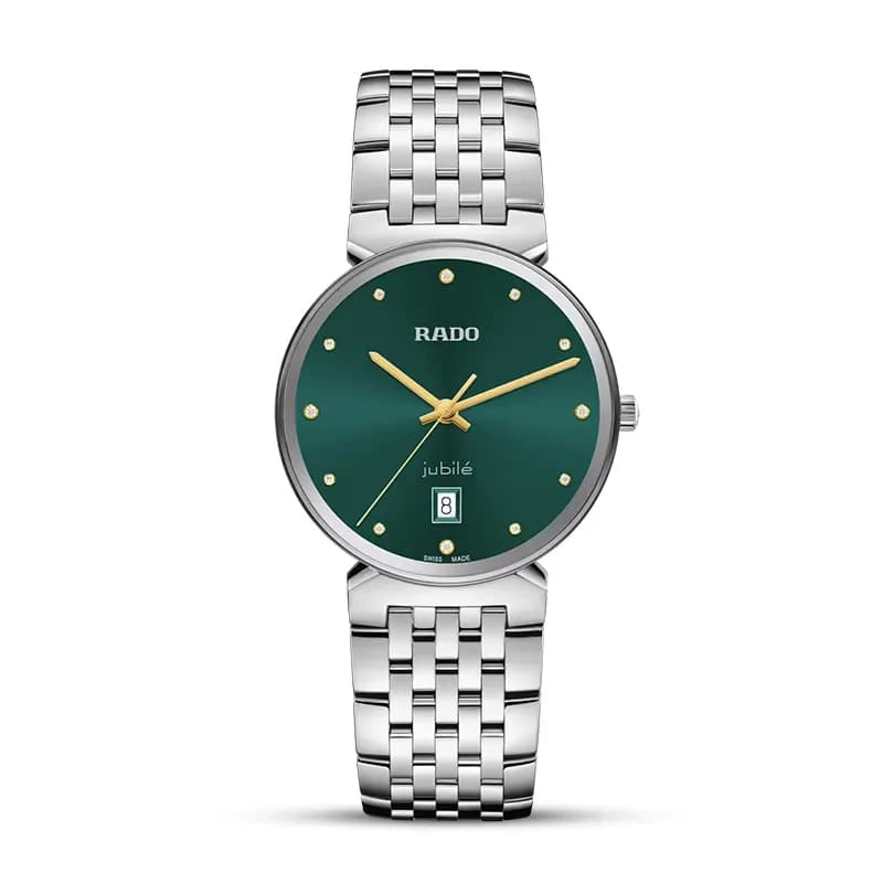 Rado Florence 12 Diamonds Classic Green Dial Men's Watch | R48912773