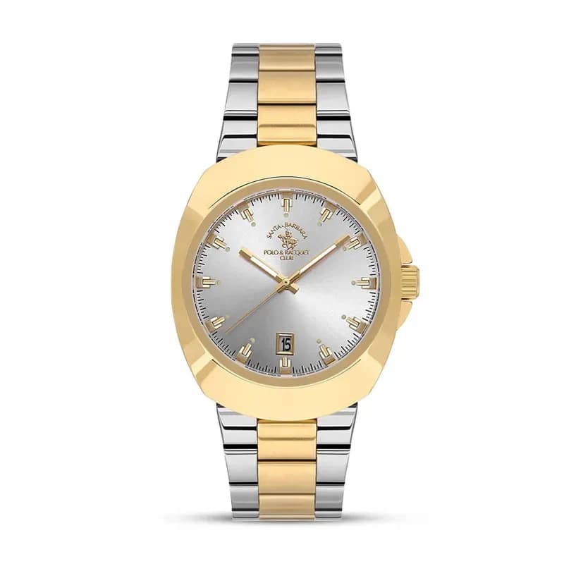 Santa Barbara Polo & Racquet Club Silver Dial Men's Watch | SB.1.10600-5