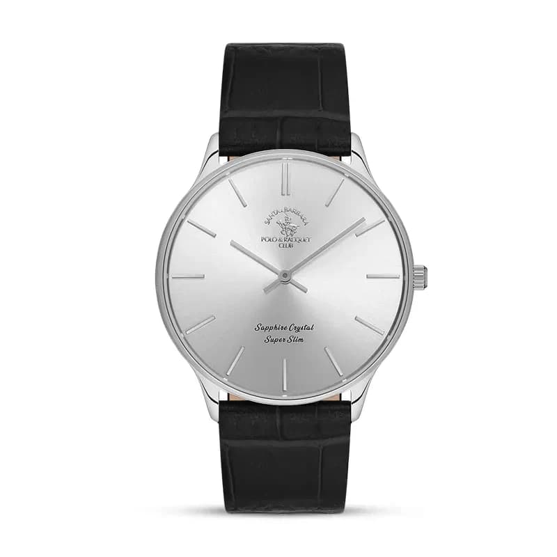 Santa Barbara Polo & Racquet Club Silver Dial Men's Watch | SB.1.10603-1