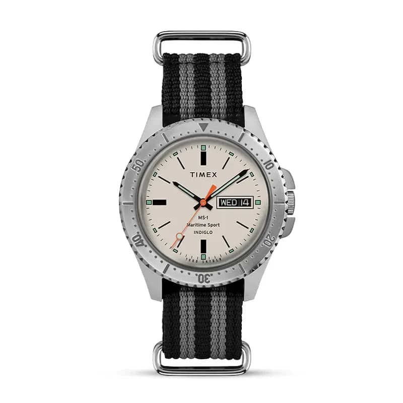 Timex X Todd Snyder White Dial Fabric Strap Men's Watch | TW2R83400