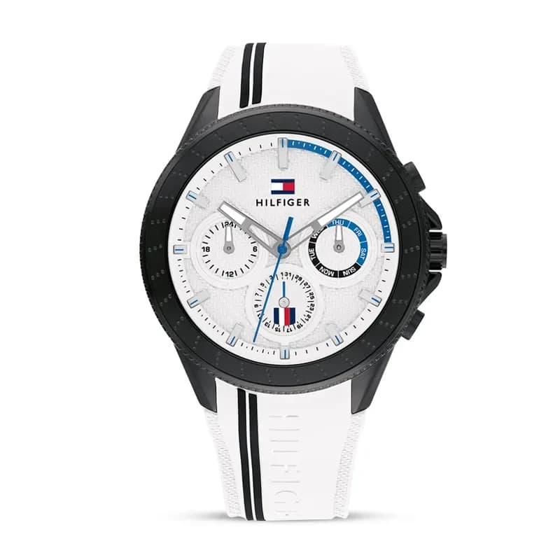 Tommy Hilfiger Aiden Multifunction White Dial Men’s Watch | 1791862