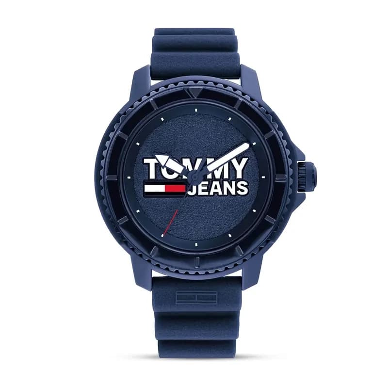 Tommy Hilfiger Tokyo Blue Dial Silicone Men’s Watch | 1792000