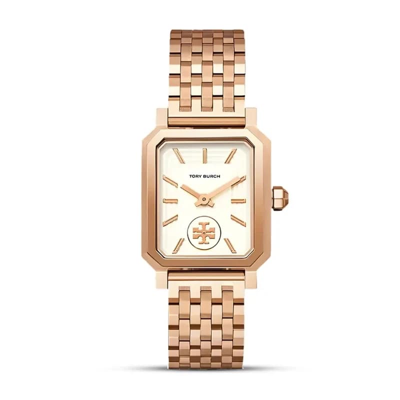 Tory Burch Robinson White Dial Rose Gold-Tone Ladies Watch | TBW1502