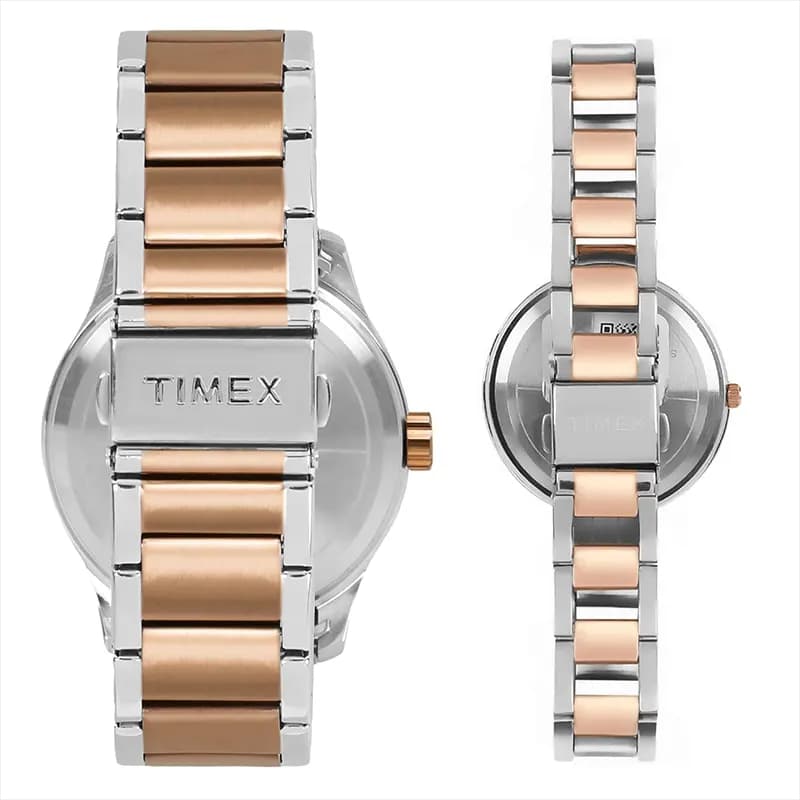 Timex Empera Multifunction Blue Dial Couple Watch | TW00PR267 secondary view